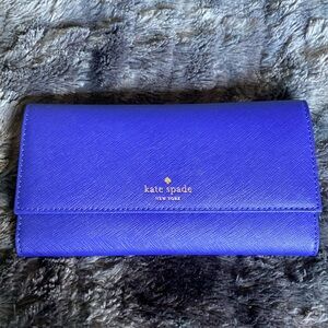 kate spade royal blue wallet